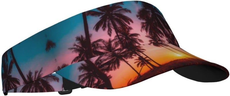 Gianlaima Sports Sun Visor Hats for Women Men Adjustable Lightweight Packable Sun Visor Hat Beach Pool Golf Tennis - Image 1